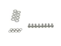 Jeep YJ Tailgate Hinge Pair 87-95 Wrangler TJ Polished Silver Kentrol