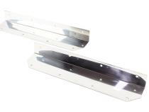 Jeep YJ Step Cover Inlay Pair 87-95 Wrangler TJ Polished Silver Kentrol