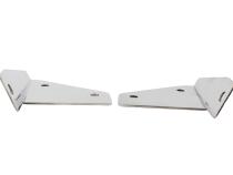 Jeep CJ/YJ Spot Light Bracket Pair 76-95 CJ and Wrangler YJ Polished Silver Kentrol