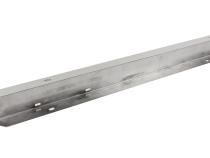 Jeep CJ 42 Inch Front Bumper Without Holes 45-86 CJ Polished Silver Kentrol