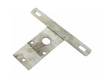 Jeep CJ License Plate Bracket 76-86 CJ Polished Silver Kentrol