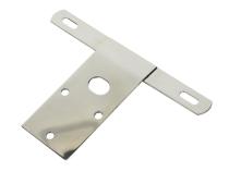 Jeep CJ License Plate Bracket 76-86 CJ Polished Silver Kentrol