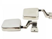 Jeep YJ/TJ Mirror Kit Pair 88-06 Wrangler YJ/TJ Polished Silver Kentrol