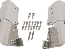 Jeep TJ Windshield Hinge Pair 97-06 Wrangler TJ Polished Silver Kentrol