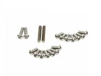 Jeep TJ Windshield Hinge Pair 97-06 Wrangler TJ Polished Silver Kentrol