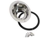 Jeep TJ Gas Filler Neck 97-06 Wrangler TJ Polished Silver Kentrol