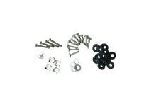Jeep TJ Wire Mesh Guard Set 6 Pieces 97-06 Wrangler TJ Polished Silver Kentrol
