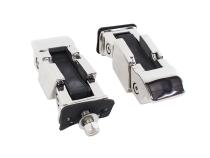 Jeep TJ Hood Catch Pair 97-06 Wrangler TJ Polished Silver Kentrol
