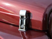 Jeep TJ Hood Catch Pair 97-06 Wrangler TJ Polished Silver Kentrol
