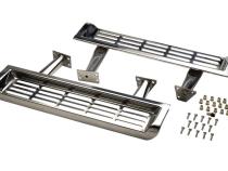 Jeep TJ Side Steps Pair 97 Wrangler TJ-2000 Polished Silver Kentrol