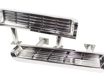 Jeep TJ Side Steps Pair 97 Wrangler TJ-2000 Polished Silver Kentrol