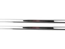 Jeep TJ Entry Guards Pair 97-06 Wrangler TJ Polished Silver Kentrol
