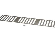 Jeep TJ Hood Vent 97 Wrangler TJ Polished Silver Kentrol