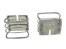 JEEP CJ/YJ/TJ Taillight Guard Pair 76-06 CJ Wrangler YJ/TJ Polished Silver Kentrol
