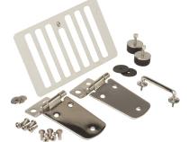 Jeep TJ Hood Kit Without Hood Catch 98-06 Wrangler TJ Polished Silver Kentrol