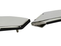 Jeep YJ/TJ Hardtop Liftgate Hinge Pair 87-06 Wrangler TJ/YJ Polished Silver Kentrol