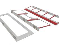 Jeep YJ Dash Overlay Set (3 pieces) 87-95 Wrangler TJ Polished Silver Kentrol