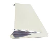 Jeep TJ Hood Vent Air Scoop 98-06 Wrangler TJ Polished Silver Kentrol
