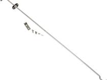 Jeep CJ Hood Prop Rod 72-86 CJ Polished Silver Kentrol