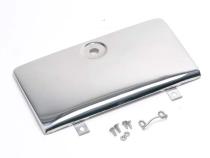 Jeep CJ Glove Box Door Use with OE Key Lock 72-86 CJ Polished Silver Kentrol