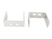 Jeep YJ Rear Bumper Brackets Pair 87-95 Wrangler TJ Polished Silver Kentrol