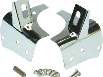 Jeep TJ Light Bracket Pair 97-06 Wrangler TJ Polished Silver Kentrol