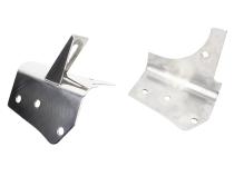 Jeep TJ Light Bracket Pair 97-06 Wrangler TJ Polished Silver Kentrol