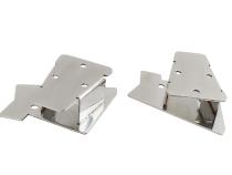 Jeep TJ Mirror Relocation Bracket Pair 03-06 Wrangler TJ Polished Silver Kentrol