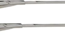 Jeep CJ Windshield Wiper Arms Pair 68-86 CJ Polished Silver Kentrol