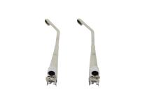 Jeep TJ Windshield Wiper Arms Pair 97-06 Wrangler TJ Polished Silver Kentrol