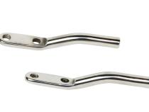 Jeep CJ/YJ Door Strap Pins Pair 76-95 CJ and Wrangler YJ Polished Silver Kentrol