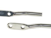 Jeep CJ/YJ Door Strap Pins Pair 76-95 CJ and Wrangler YJ Polished Silver Kentrol