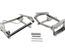 Jeep CJ/YJ Seat Pedestals Pair 76-90 CJ and Wrangler YJ Polished Silver Kentrol