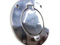 Jeep TJ Billet Style Gas Hatch 97-06 Wrangler TJ Polished Silver Kentrol