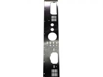Jeep CJ Dash Panel Without Radio Opening 76-86 CJ Brushed Silver Kentrol