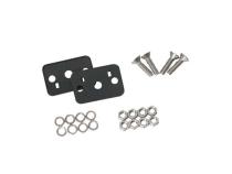 Jeep CJ/YJ Hood Catch Pair TJ Style 42-95 CJ and Wrangler YJ Polished Silver Kentrol