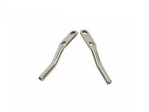 Jeep TJ Door Strap Pins Pair 97-06 Wrangler TJ Polished Silver Kentrol