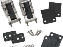 Jeep CJ/YJ Hood Kit With TJ Style Hood Catch 78-95 CJ and Wrangler YJ Polished Silver Kentrol