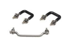 Jeep CJ/YJ Hood Kit With TJ Style Hood Catch 78-95 CJ and Wrangler YJ Polished Silver Kentrol