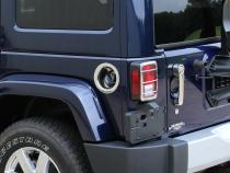 Jeep JK Gas Filler Neck 4 Door 07-18 Wrangler JK Polished Silver Kentrol