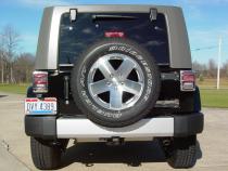 Jeep JK Tailgate Hinge Pair 07-18 Wrangler JK Polished Silver Kentrol