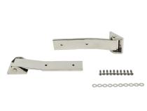 Jeep JK Tailgate Hinge Pair 07-18 Wrangler JK Polished Silver Kentrol