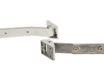Jeep JK Tailgate Hinge Pair 07-18 Wrangler JK Polished Silver Kentrol