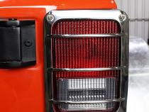 Jeep JK Taillight Guard Pair 07-18 Wrangler JK Polished Silver Kentrol