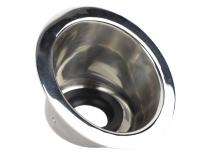 Jeep JK Gas Filler Neck 2 Door 07-18 Wrangler JK Polished Silver Kentrol