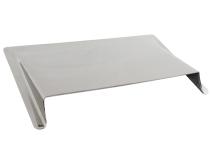 Jeep JK Hood Vent Air Scoop 07-18 Wrangler JK Polished Silver Kentrol