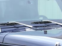 Jeep JK Windshield Wiper Arms Pair 07-18 Wrangler JK Polished Silver Kentrol