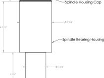 Swing Out Spare Tire Carrier Spindle Kit Trail Gear
