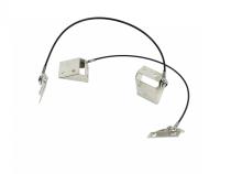 Jeep CJ Tailgate Pivot Latch Assembly Fiberglass Body 76-86 CJ Polished Silver Kentrol