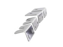 Jeep CJ Strut Rod Mounting Brackets 4 Pieces Fiberglass 72-86 CJ Polished Silver Kentrol